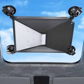 Starlink Mini Car Suction Cup Mount with Silicone Protective Cover 2-in-1 Starlink Mini sunroof & Windows Mount Strong Suction Cup Design Ensure Stable Satellite Signal for RVs, Boats and Road Trips