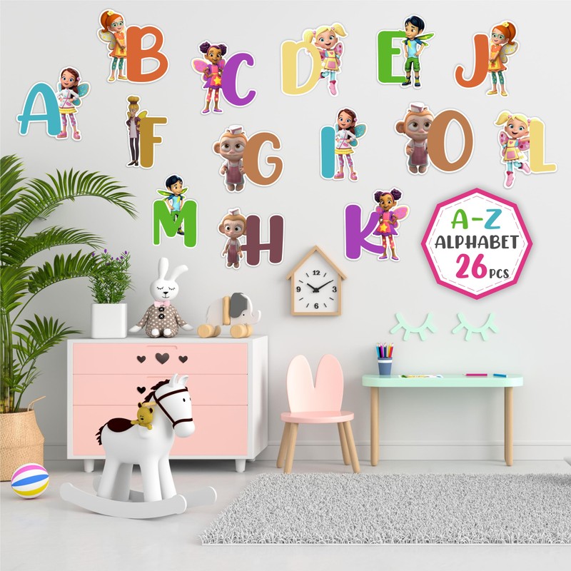 Seyal® Buterbean Cafe A - Z Alphabet Wall Sticker