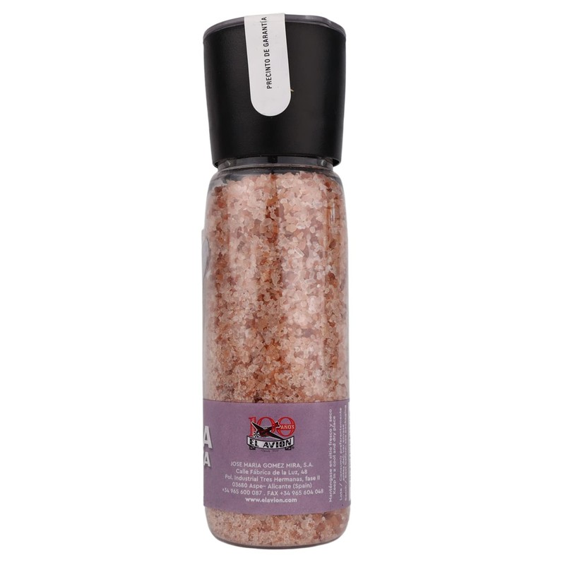 Natural Pink Himalayan Cooking Salt in Refillable Grinder - 12