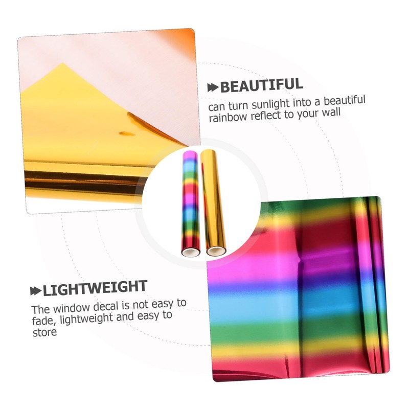 DOITOOL 2 Rolls Heat Activated Foil Transfer of Craft Foil