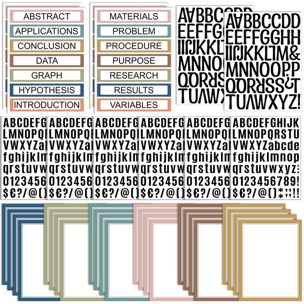 PerKoop 36 Sheets Science Fair Board Poster Boards Supplies 24