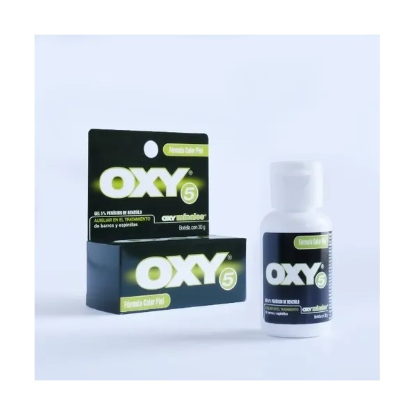 Oxy 5 Gel Antiacné Color Piel 30 g Control Barros