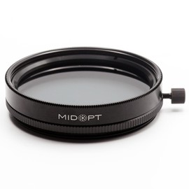MidOpt Linear Polarizer for Machine Vision, Polarizing Filter, Glare Reduction, Range: 400-700nm, PR032-30.5, Fits M30.5 Lens Filter Thread