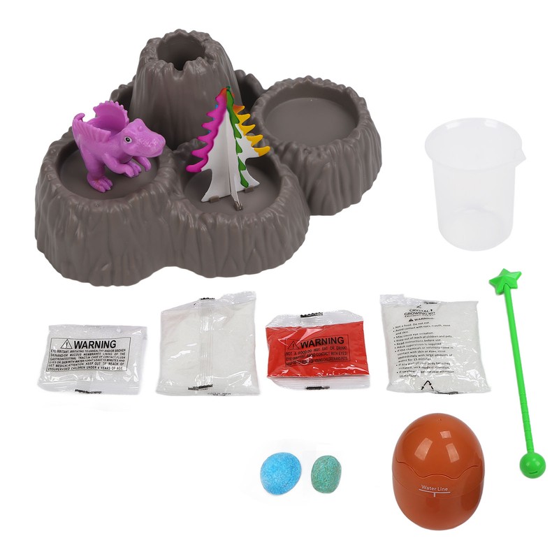 Children Chemical Science Kit Kid Science Experiments Volcanic Eruption Scene