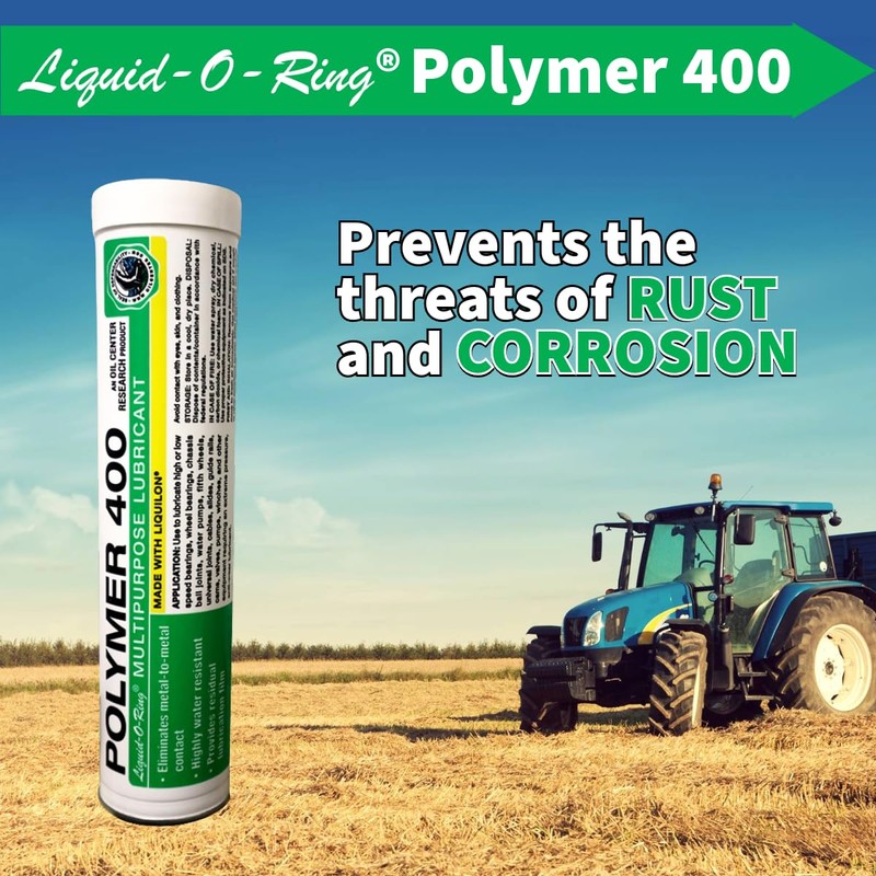Liquid-O-Ring Polymer 400 Premium Tractor Grease (14oz) – Great for