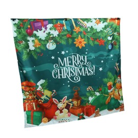 ORFOFE Vinyl PVC Table Cover Oilproof Waterproof Tablecloth for Christmas Birthday Party Table