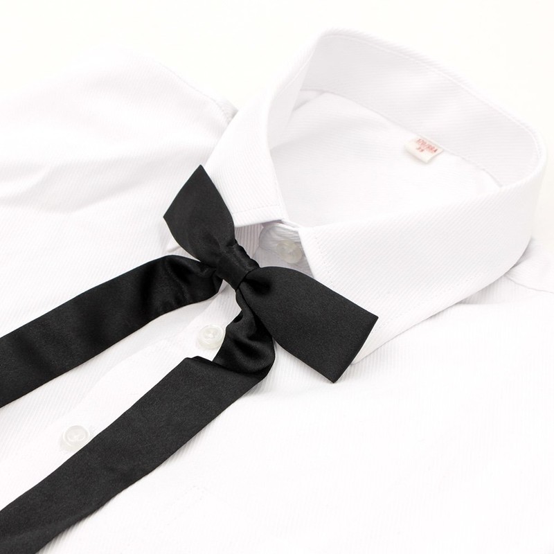 TieurTie Girls Bow Tie, Black, Stylish, Single Bow Tie, Juniors,