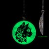 Gotham Decor Moon Flower Cat Glow in The Dark Ceiling