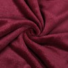 PiccoCasa Pet Dog Fluffy Fleece Bed Blanket, Burgundy 60cm x