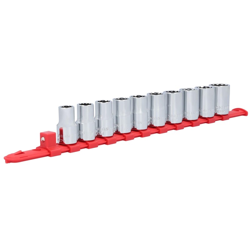 CRAFTSMAN Socket Set, Metric, 1/2" Drive, 12 Pt., 11Piece (CMMT12047)