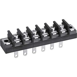 TRUSCO TOTB-752NS-6P-C Through Terminal Block 300V 12A 6P