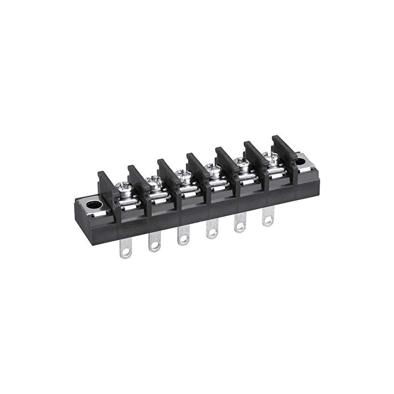 TRUSCO TOTB-752NS-6P-C Through Terminal Block 300V 12A 6P