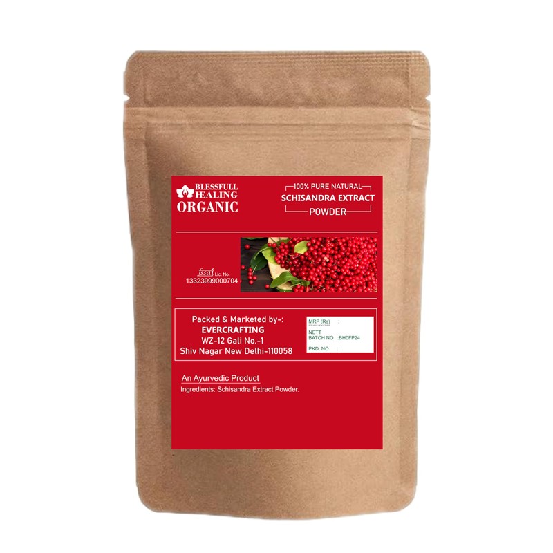 Blessfull Healing Organic Schisandra Extract Powder 100% Pure Natural 100