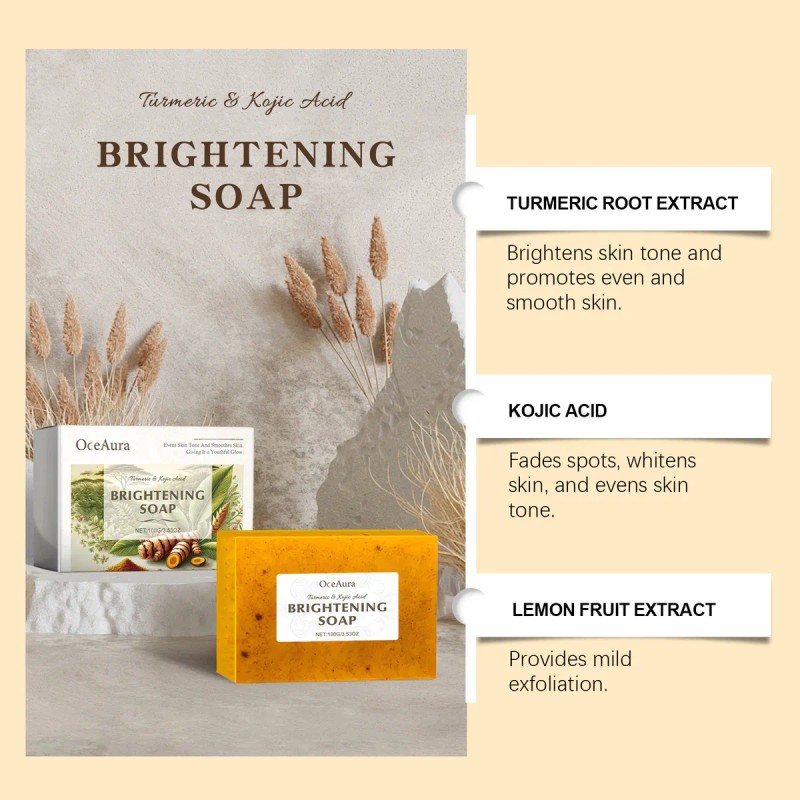 El Baño Kójico De Cúrcuma F Soap Ilumina Y Blanquea