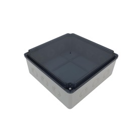 RSE Junction Box - Transparent Cover Installation Box Empty Housing 200 x 200 x 80 mm