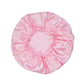2 Pcs Satin Bonnets Silk Bonnet for Sleeping Hair Bonnet Satin Sleep Cap Shower Cap for Women (Pink)