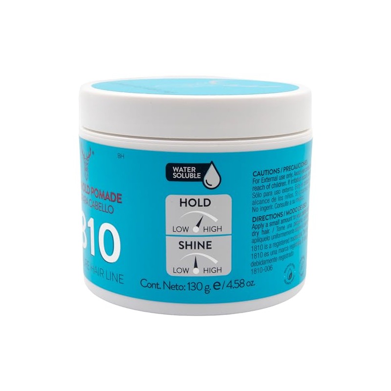 1810 Cera SUPER HOLD POMADE para cabello (Nueva Imagen) -
