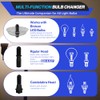 26FT Reach Light Bulb Changer for High Ceilings with Telescopic