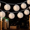 Goothy 8.5Ft White Lantern String Lights, 10 Nylon Hanging Ramadan
