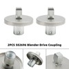 Areyourshop 2Pcs Blender Drive Coupling 502696 for Waring CB15/CB15T -