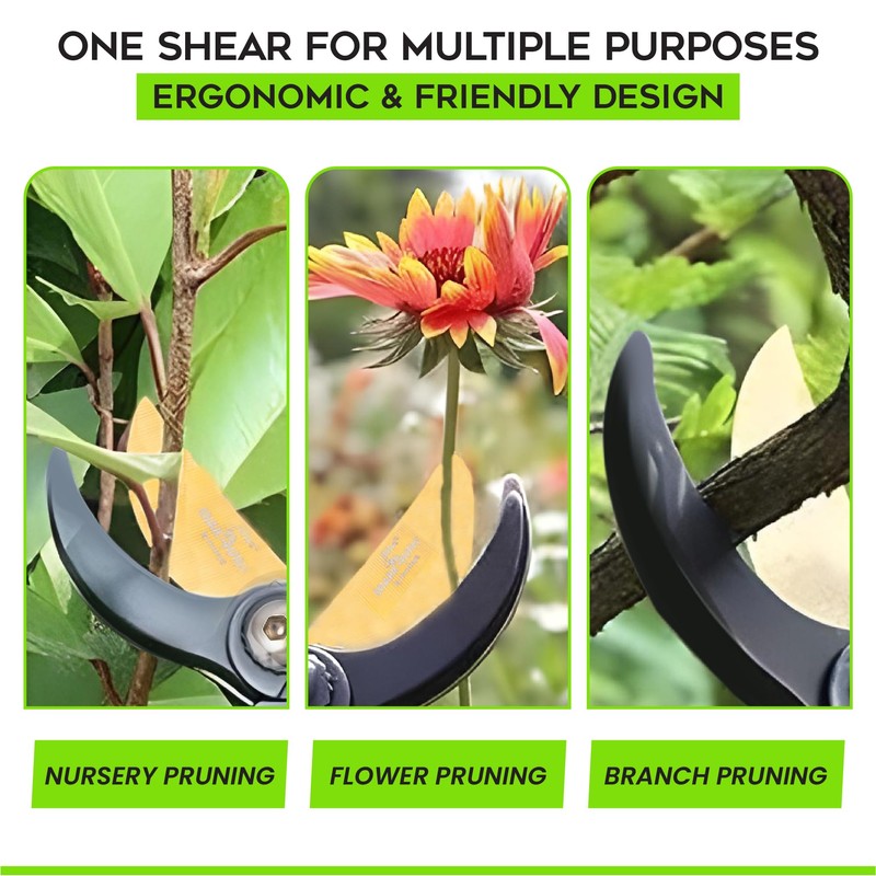 Shark-Tuff® Heavy Duty Garden Secateurs Garden Scissors Pruning Shears |