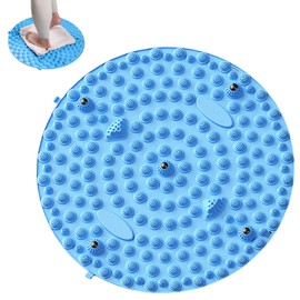 Foot Point Mat, Round Soft Foot Mat, Acupressure Mat, Foot Massage, Diet, Foot Pressure Point, Mat, Acupressure Board, Foot Urn, Ergonomic, Reflexology, Mat, Anti-Slip, Fatigue Relief (13.8 inches (35