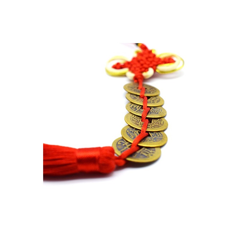 Chinese Feng Shui Coins for Wealth and Success (6 Coins)