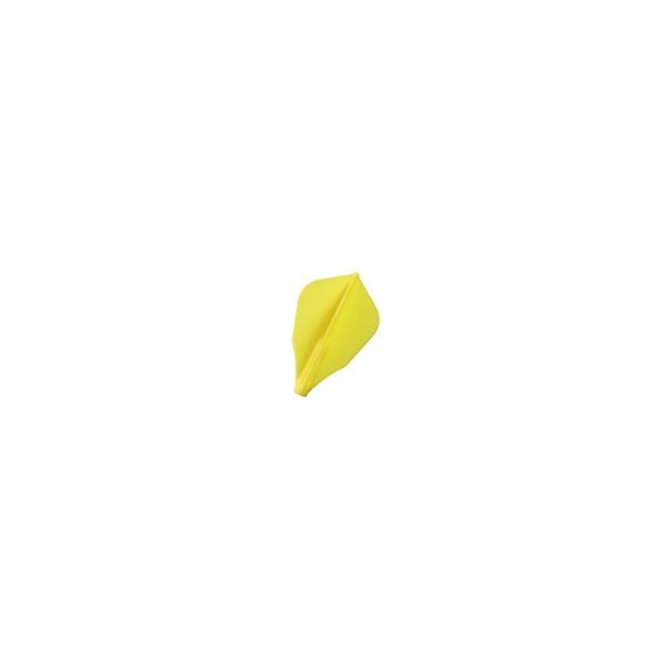 Cosmo Darts Fit Flight 3 Pack W-Shape Dart Flight (Yellow)