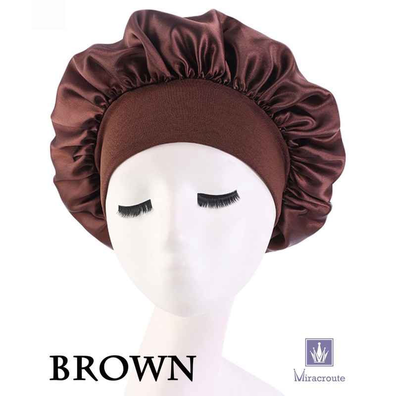 Miracroute Women's Nightcap Cute Hair Cap Hair Band Drying Tangle