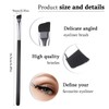 Lusofie 3pcs Eyeliner Brush Set, Professional Eye Makeup Brushes Angled