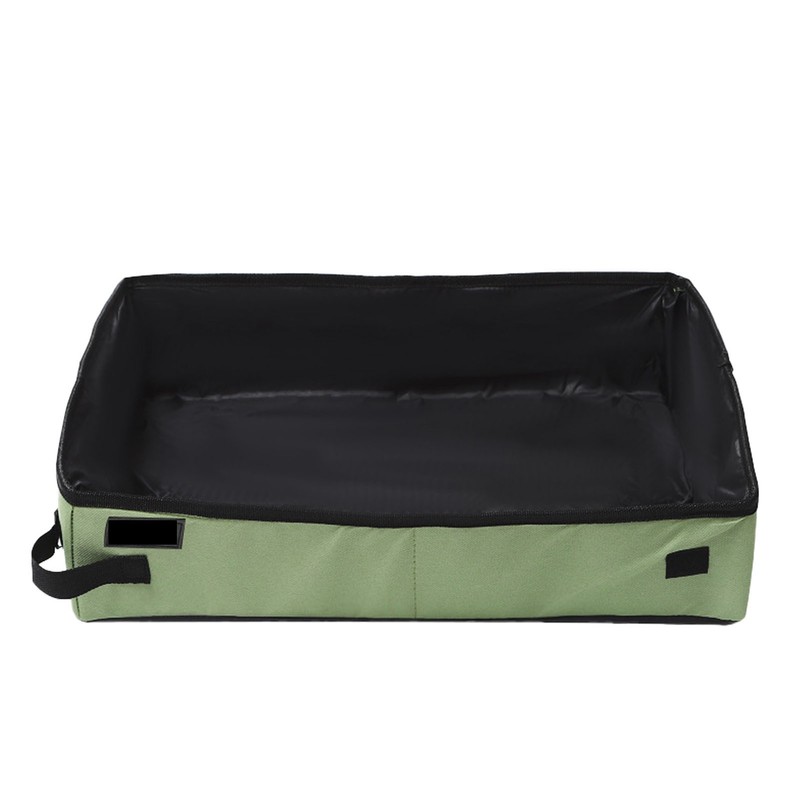 Folding Cat Litter Box Waterproof Portable Oxford Cloth Foldable Cat