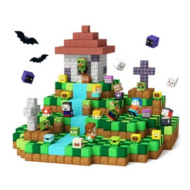 GobiDex Game-based Magnetic ZomBlock Novelty Building Toys in Gift Package 48/100PCS - Color: 100 PCS