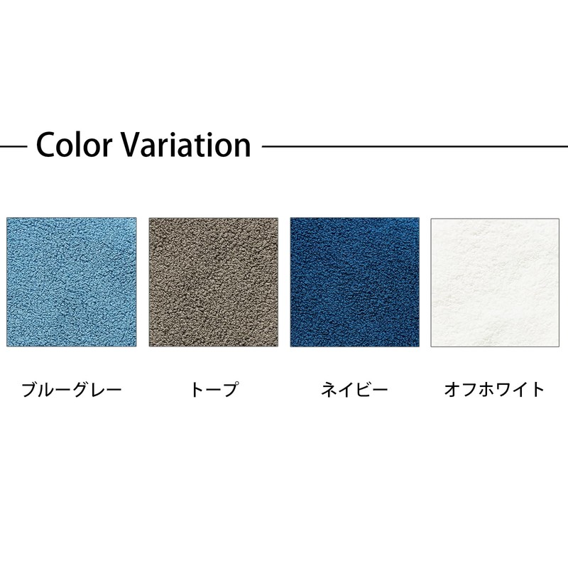 Kusuhashi Crest Woven Imabari Towel DOUBLE STAR BLUEVERA Wash Towel,