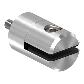 STEINBACHER© Stainless steel sheet metal holder, diameter 25 mm, straight connection, V2A