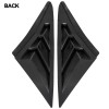 XUKEY For 16-21 Honda Civic HATCHBACK Black Side Vent Rear