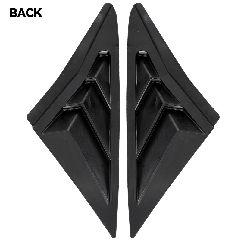 XUKEY For 16-21 Honda Civic HATCHBACK Black Side Vent Rear