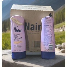 Lot Of 12 Nair Body Cream Hair Remover Rich Cocoa Butter & Vitamin E  9 oz Each