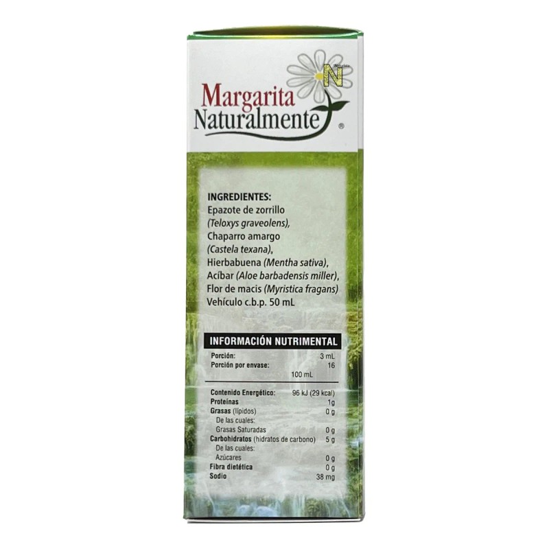 Chaparro Amargo Compuesto Extracto 50ml Margarita Nat Sabor Sin Sabor
