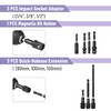 Bates- Magnetic Nut Driver Set, 21 pcs, 1/4" Hex Shank,