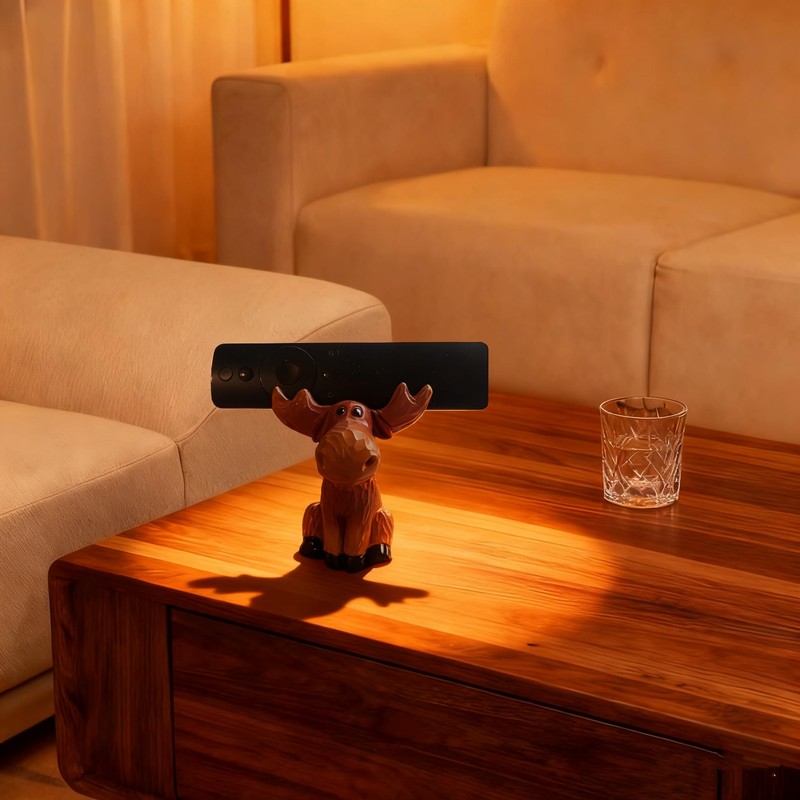 Moose Eyeglass Holder Stand, Cute Phone Stand For Desk, Key