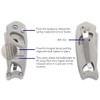 Indiana Metal Craft Switchblade Golf Divot Repair Tool Stainless Steel