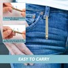 Portable Titanium Toothpicks, Metal Toothpick with Protective Holder Key Ring,