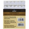Canson Self Adhesive Photo Corners, Peel-Off Archival Quality, White, 252-Pack