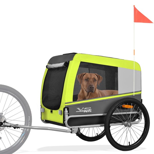 Tiggo Veelar Sports Large Pet Bike Trailer for Medium or