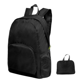 witeup Backpack for Travelling, Black Rucksack for Men Womens Backpack, Handy Ultra Lightweight Foldable Small Ruck Sack, Waterproof Camping Rucksacks for Outdoor Camping Hiking Shopping