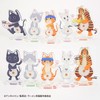 Ramen Red Cat Omachido Acrylic Stand, 10 Pieces, Candy Toy,