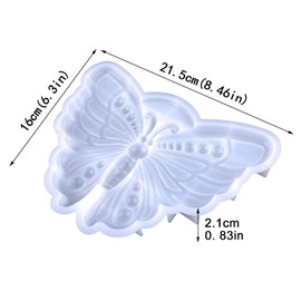 Voaesdk Butterfly Resin Molds Silicone, Cute Butterfly Epoxy Molds, DIY 3D Large Animal Silicone Molds for Resin Casting,Wall Hanging, Desktop Ornament Home Decor, Xmas Gifts