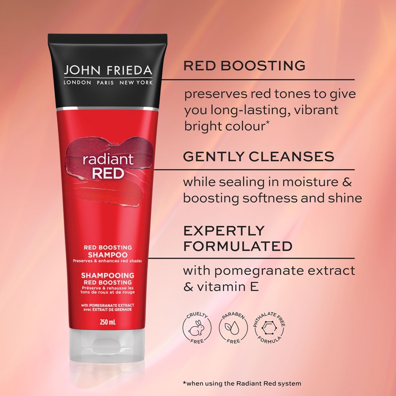 John Frieda John Frieda Radiant Red Red Boosting Shampoo for