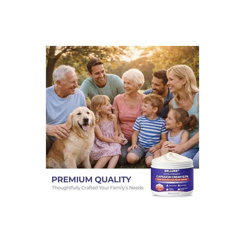 Dr. Luke Capsaicin Cream Extra Strength: Warming Cream with 0.1%