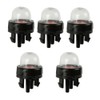 Biafiog 5 PCS Snap in Primer Bulb Black Chainsaw Parts